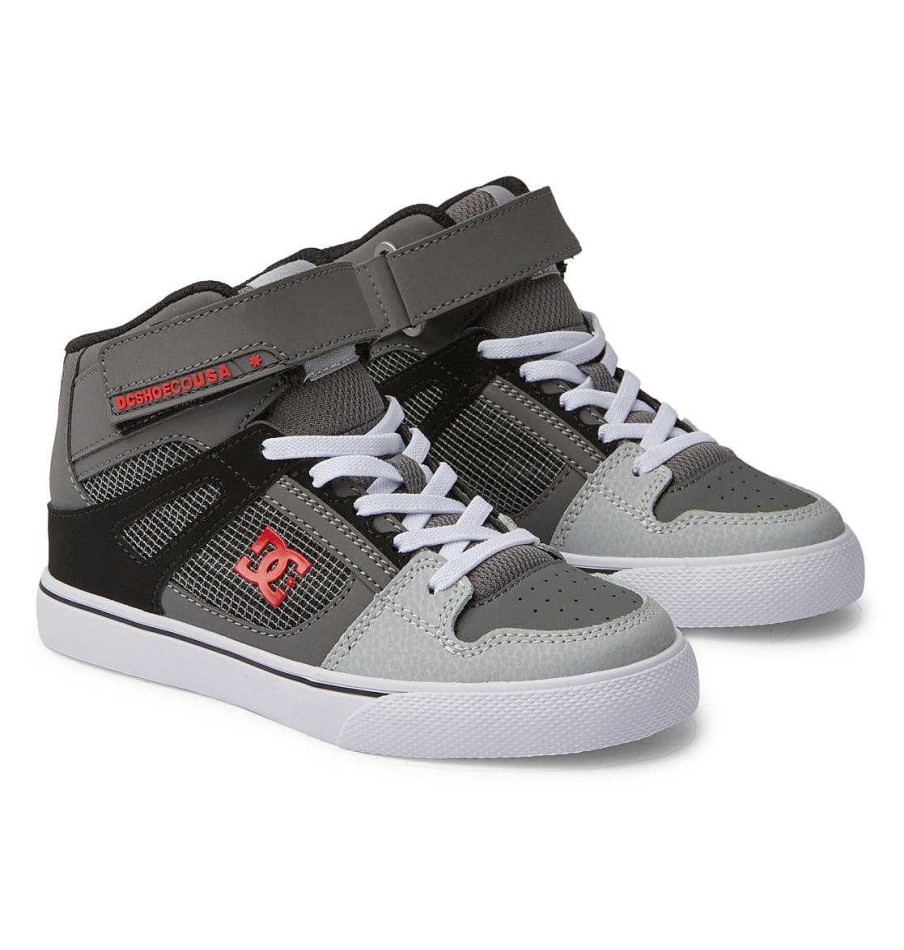 DC Shoes Kids' Pure High Elastic Lace High-Top Shoes | Sneakers