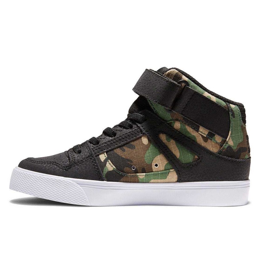 DC Shoes Kids' Pure High Elastic Lace High-Top Shoes | Sneakers