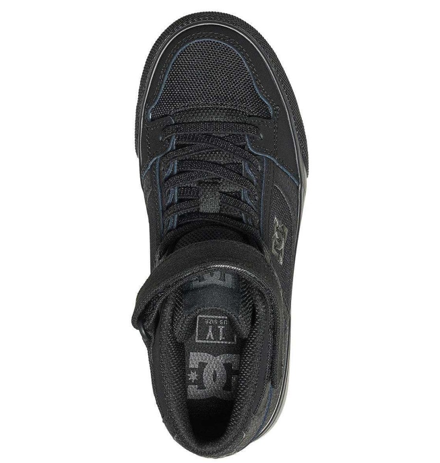 DC Shoes Kids' Pure High Elastic Lace High-Top Shoes | Sneakers