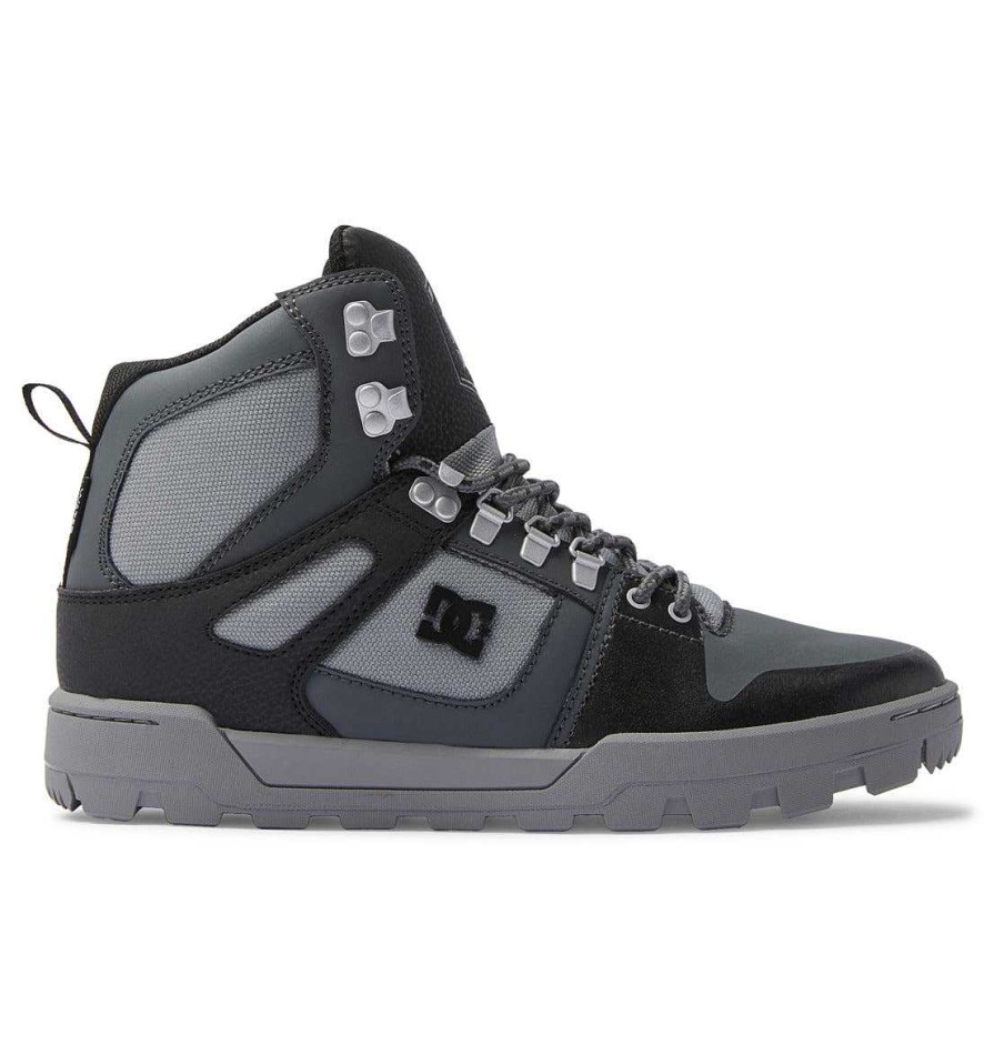 DC Shoes Men'S Pure High-Top Water-Resistant Winter Boots | Winter Boots