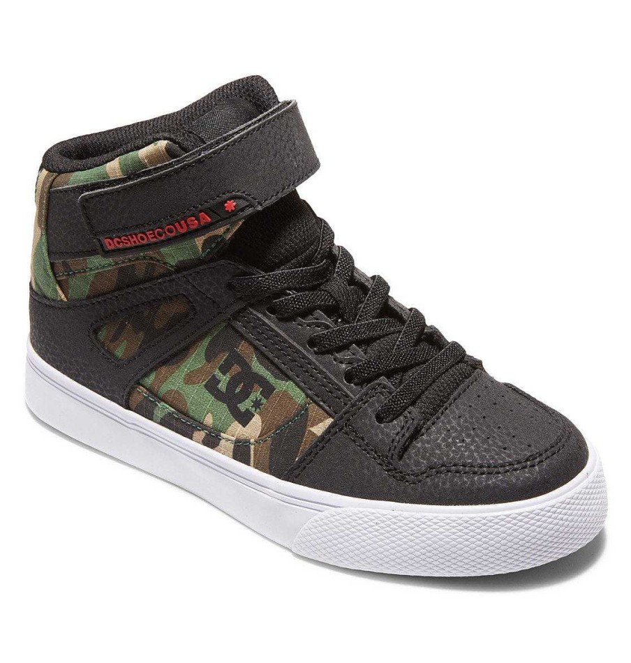 DC Shoes Kids' Pure High Elastic Lace High-Top Shoes | Sneakers